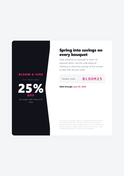 Coupon (modern)