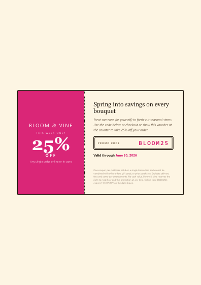 Coupon (retro)