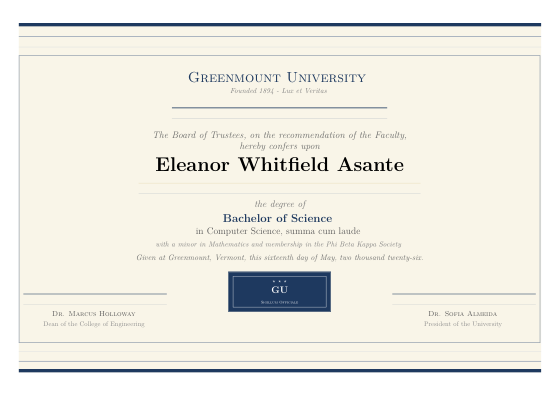 Diploma (classic)