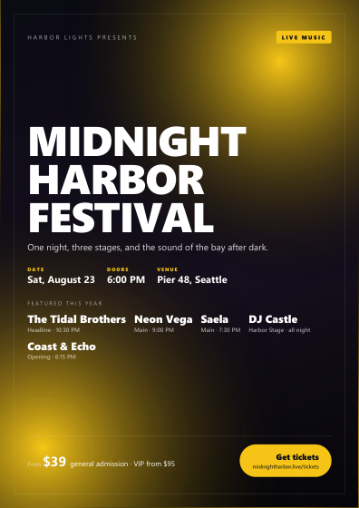 Event poster