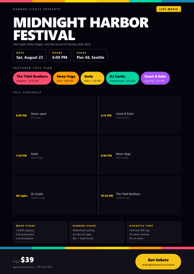 Event poster (colorful)