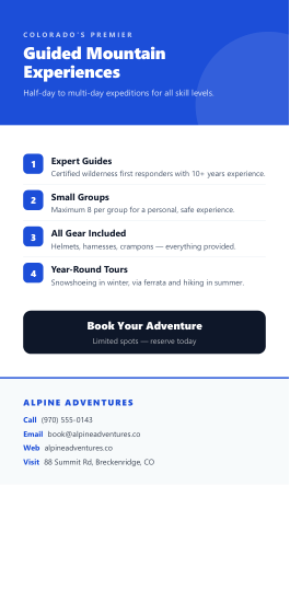 Rack card