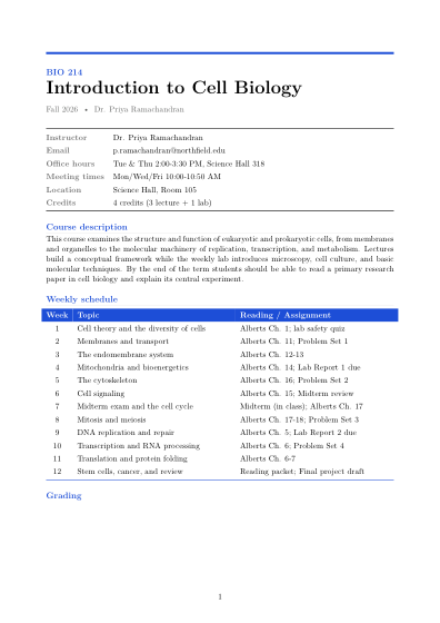 Syllabus