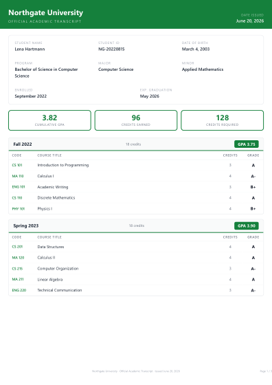 Transcript (modern)